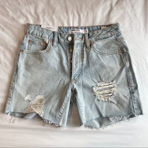 Garage 90s High Waisted Boyfriend Jean Shorts